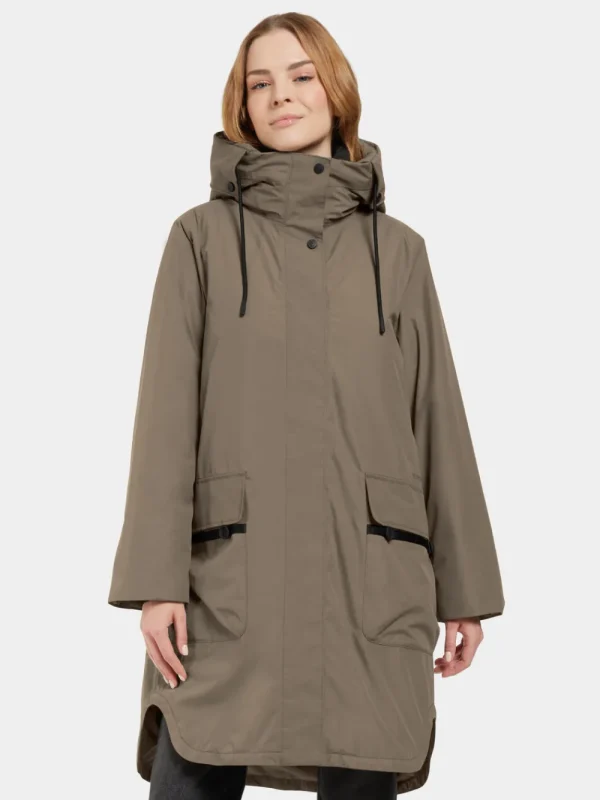 Shop Didriksons Aiko Parka Walnut