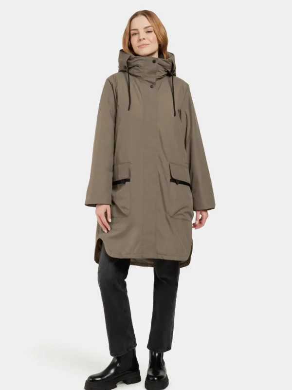 Shop Didriksons Aiko Parka Walnut