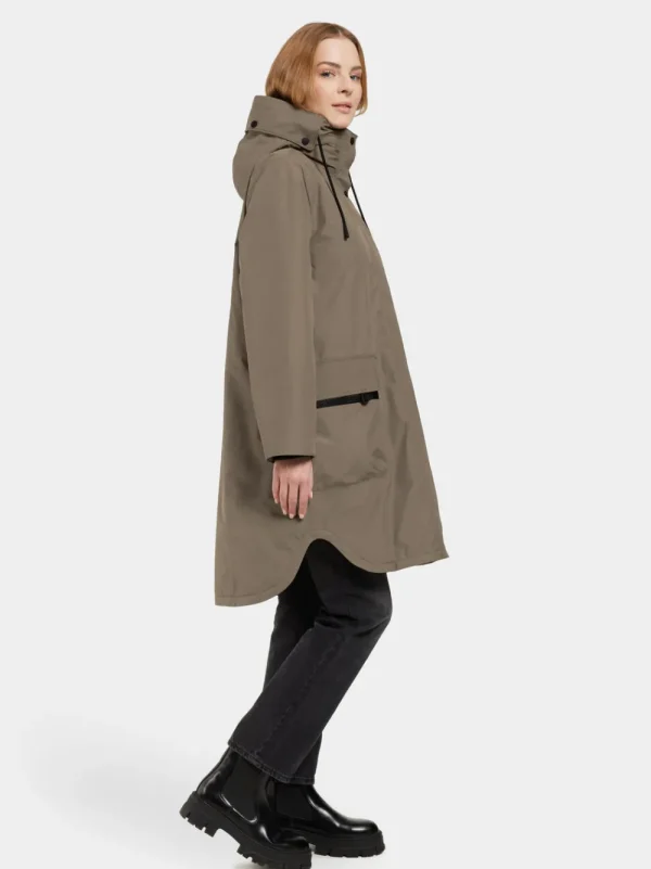 Shop Didriksons Aiko Parka Walnut