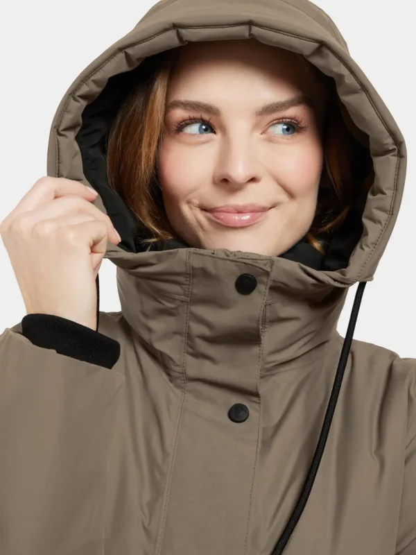 Shop Didriksons Aiko Parka Walnut