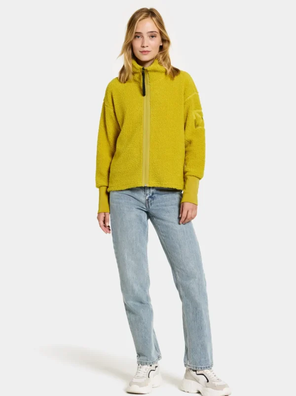 Shop Didriksons Alexa Full-Zip Yellow Bloom