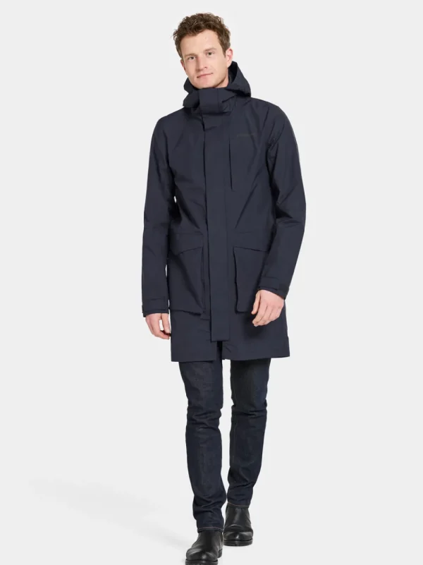 Best Sale Didriksons Andreas Parka Dark Night Blue