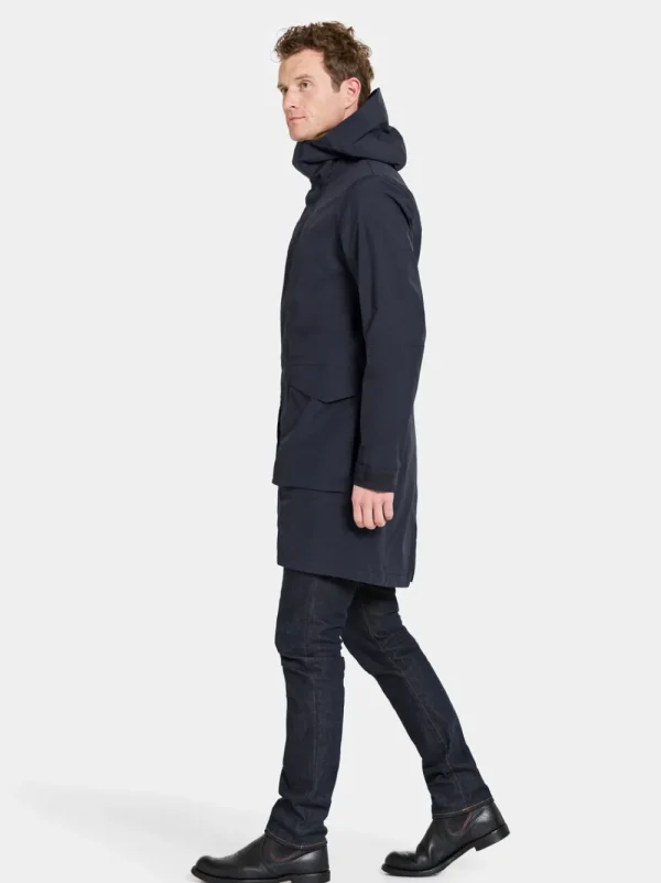 Best Sale Didriksons Andreas Parka Dark Night Blue