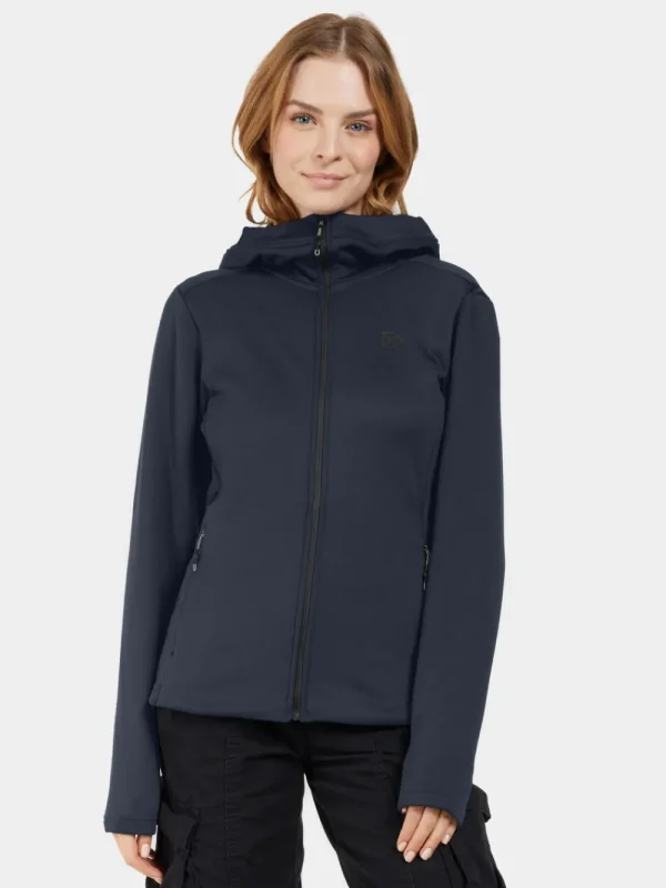 Cheap Didriksons Anneli Full-Zip Dark Night Blue