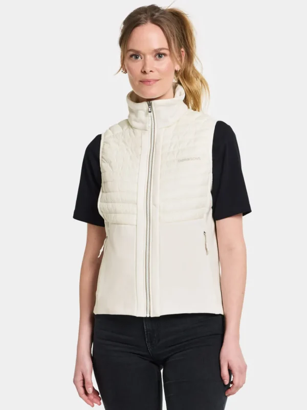 New Didriksons Annema Vest Shell White