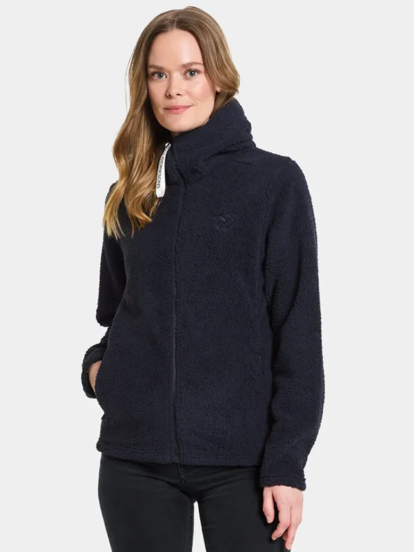 Online Didriksons Anniken Full-Zip Dark Night Blue