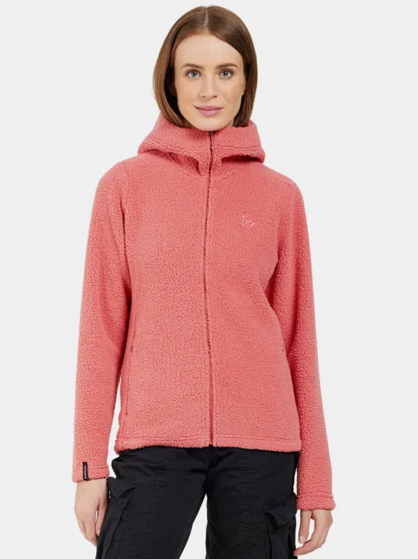 Best Didriksons Anniken Full-Zip Pink Blush