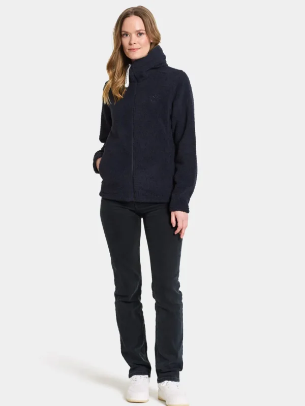 Online Didriksons Anniken Full-Zip Dark Night Blue