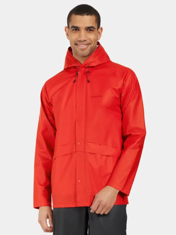 Best Sale Didriksons Avon Unisex Jacket Galon® Lava Red