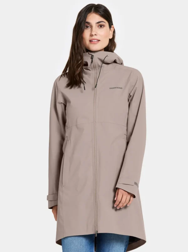 Outlet Didriksons Bea Parka Ash Brown