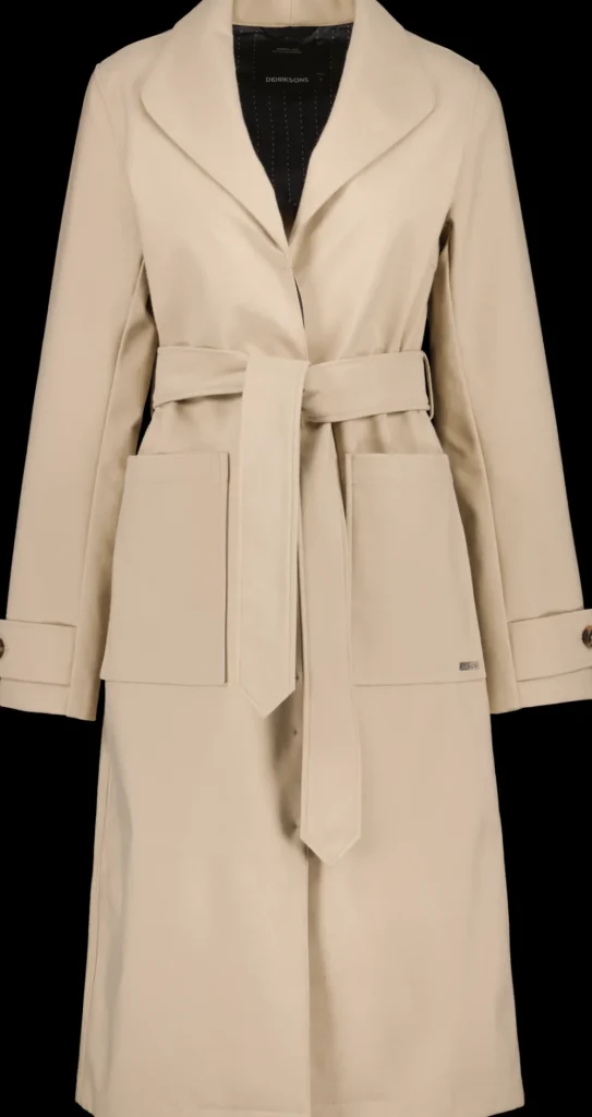 Cheap Didriksons Beata Coat Long Beige