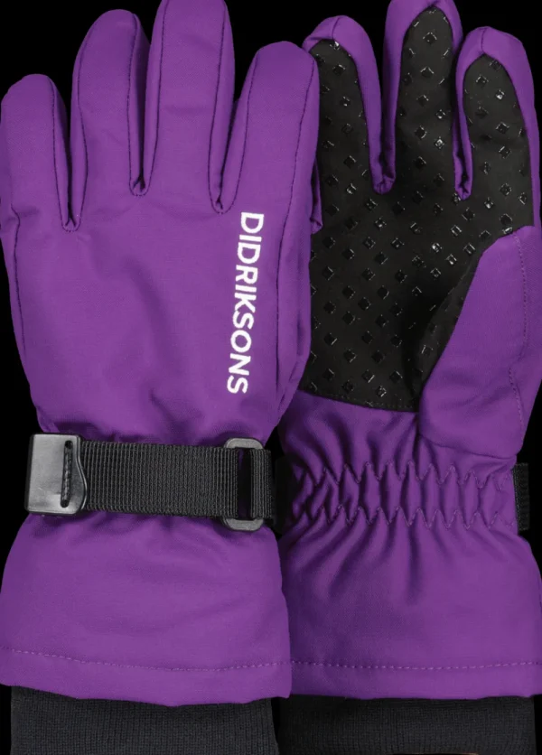 Best Didriksons Biggles Kids' Gloves Royal Purple