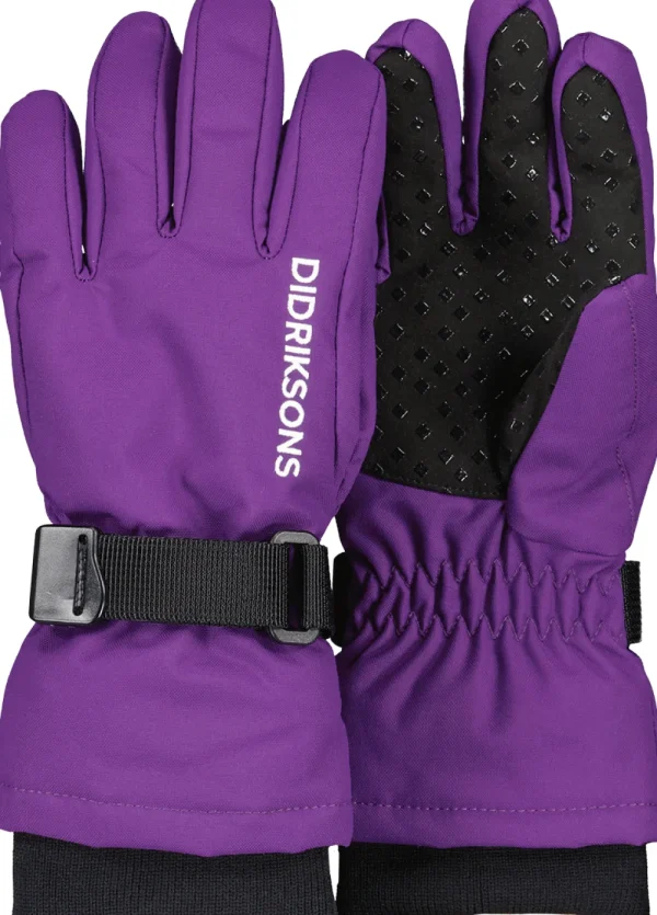 Best Didriksons Biggles Kids' Gloves Royal Purple