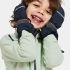 Shop Didriksons Biggles Kids' Zip Mittens Navy