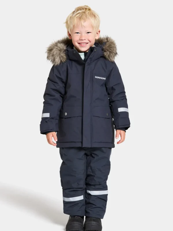 Clearance Didriksons Björnen Kids' Parka Navy