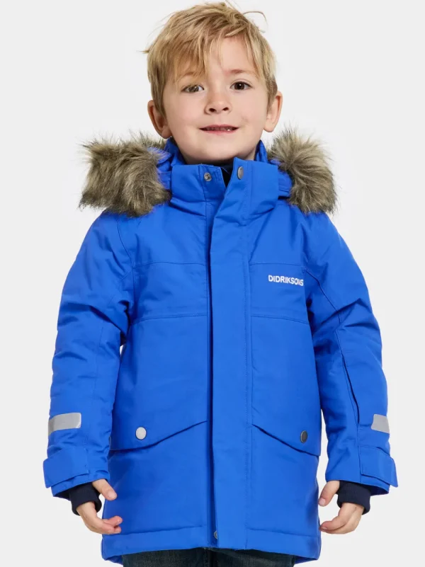 Best Didriksons Bjärven Kids' Parka Caribbean blue