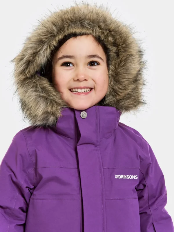 Best Sale Didriksons Bjärven Kids' Parka Royal Purple