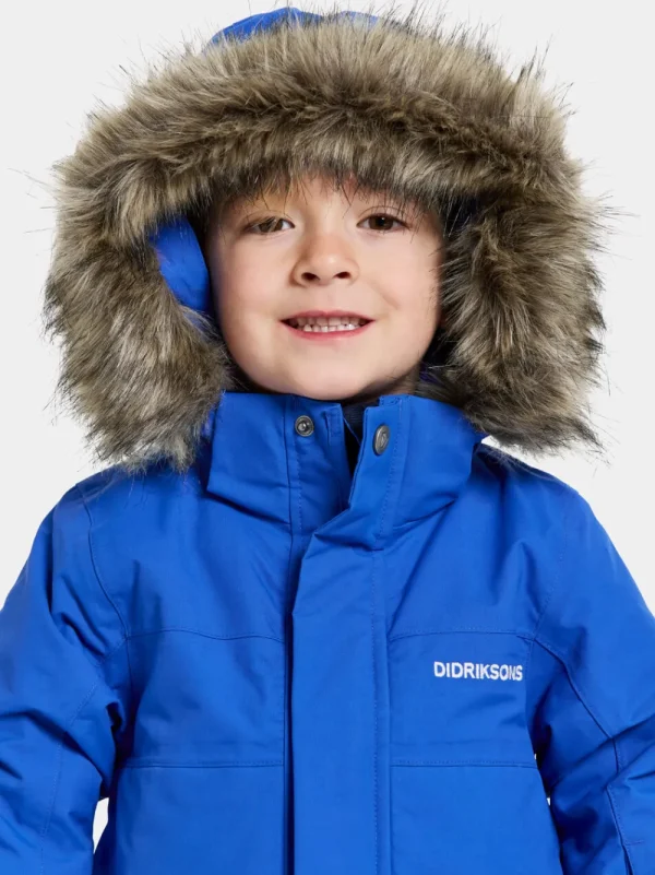 Best Didriksons Bjärven Kids' Parka Caribbean blue