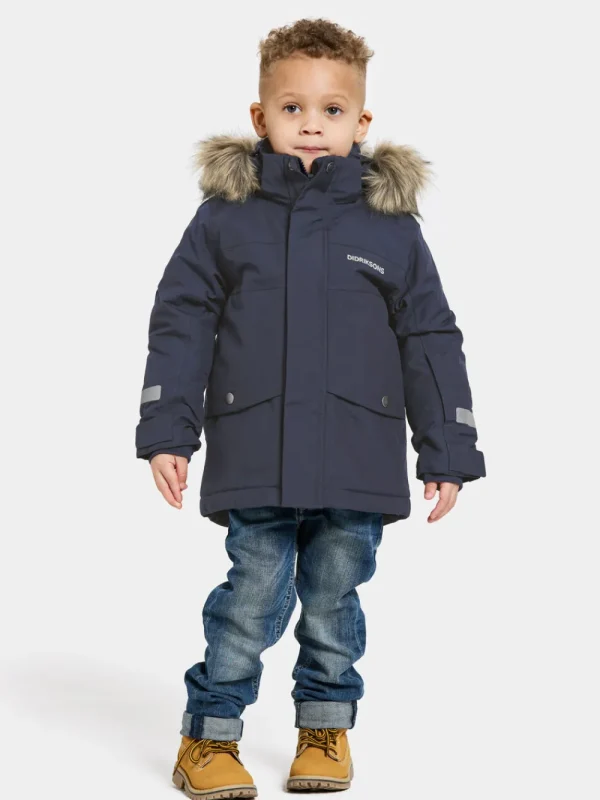 Best Didriksons Bjärven Kids' Parka Navy