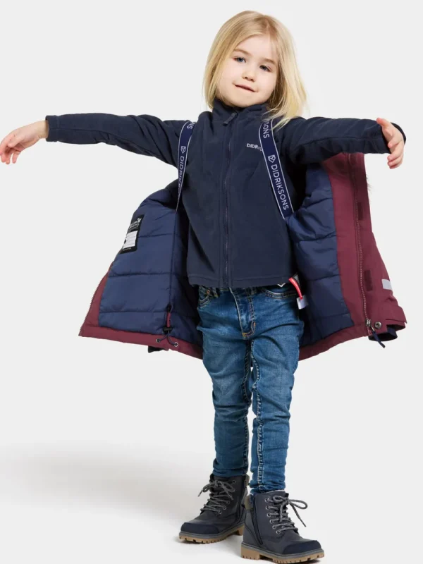 Best Sale Didriksons Bjärven Kids' Parka Rusty Wine