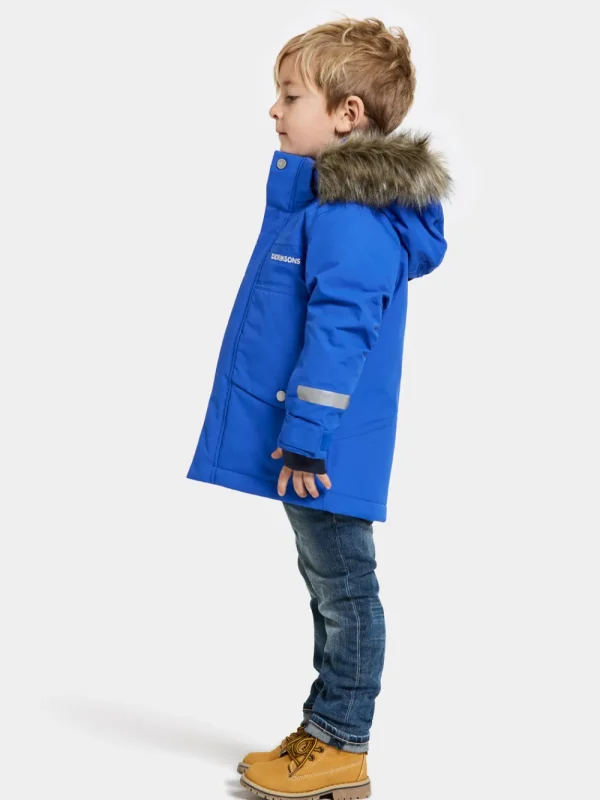 Best Didriksons Bjärven Kids' Parka Caribbean blue