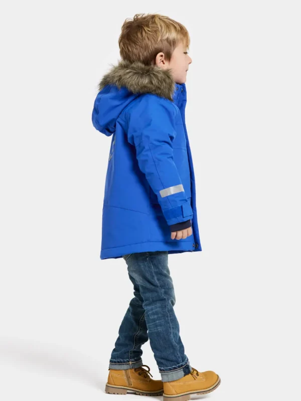 Best Didriksons Bjärven Kids' Parka Caribbean blue