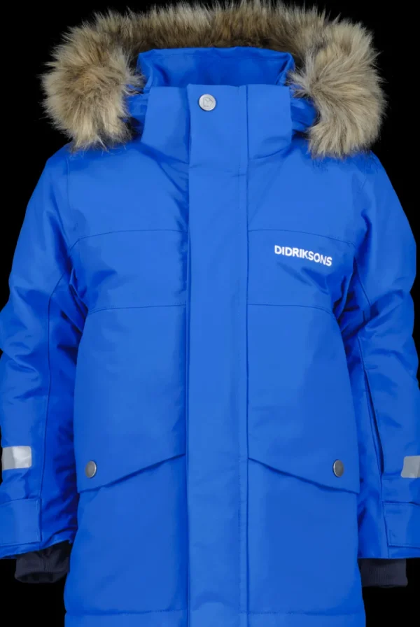 Best Didriksons Bjärven Kids' Parka Caribbean blue