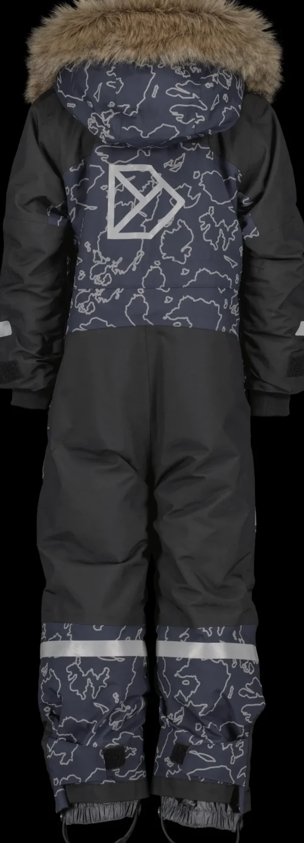 Online Didriksons Bjärven Special Edition Kids' Coverall Grundsund reflective navy