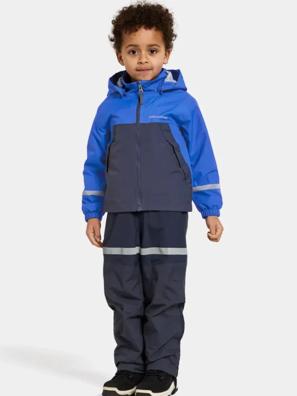 Store Didriksons Bladet Kids' Jacket Caribbean blue