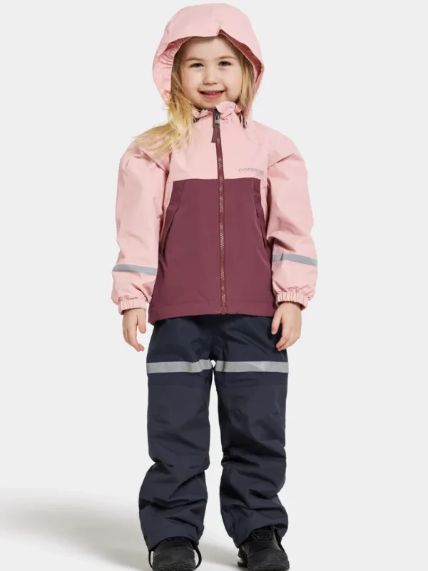 Cheap Didriksons Bladet Kids' Jacket Dusty pink