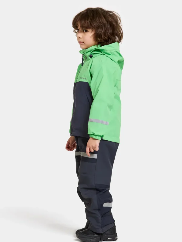 Best Didriksons Bladet Kids' Jacket Dusty Lime