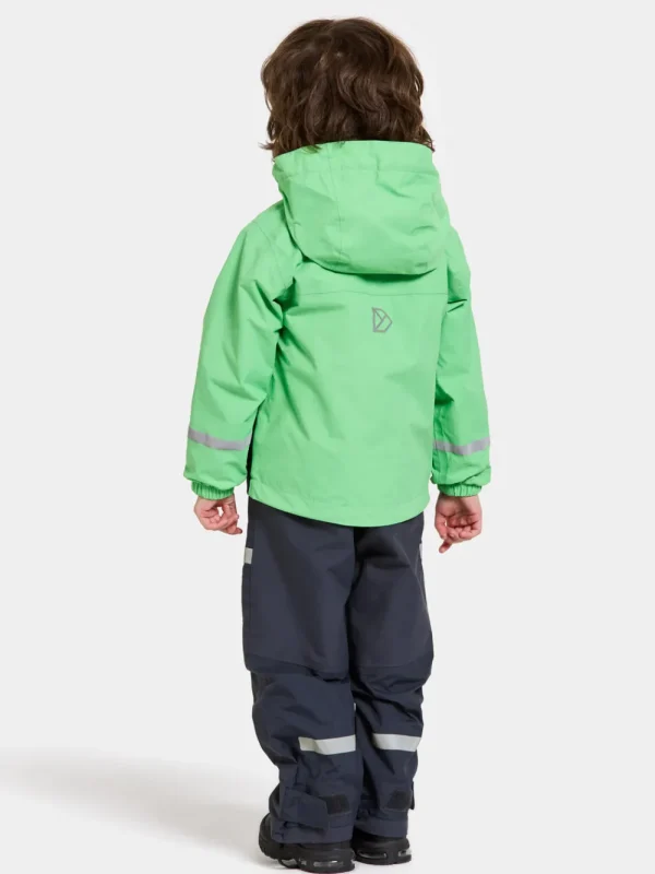 Best Didriksons Bladet Kids' Jacket Dusty Lime