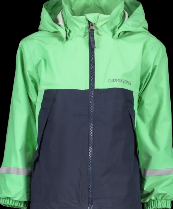 Best Didriksons Bladet Kids' Jacket Dusty Lime