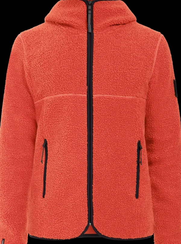 Best Didriksons Bror Full-Zip Ochre Red