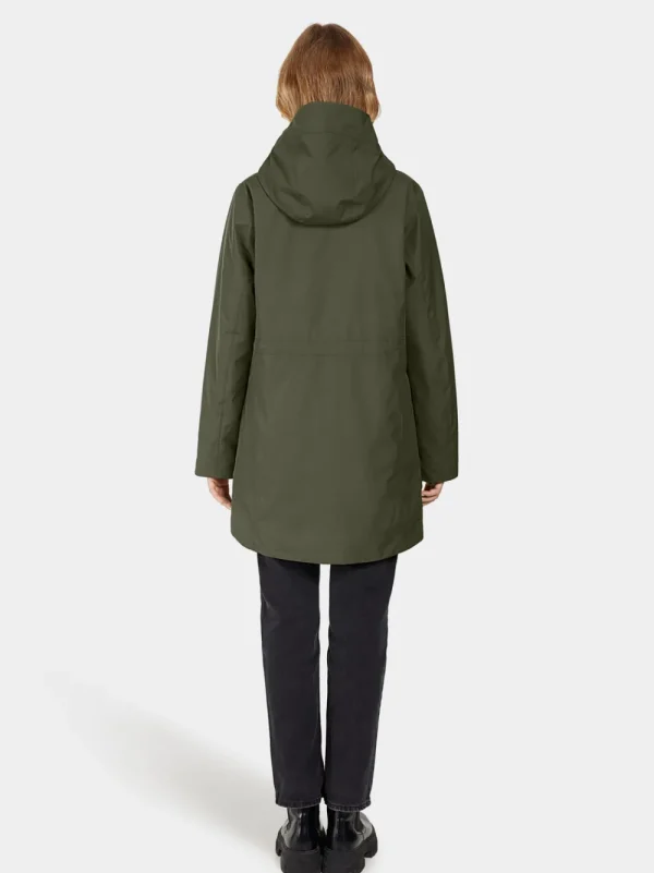 Shop Didriksons Cajsa Parka Deep Green