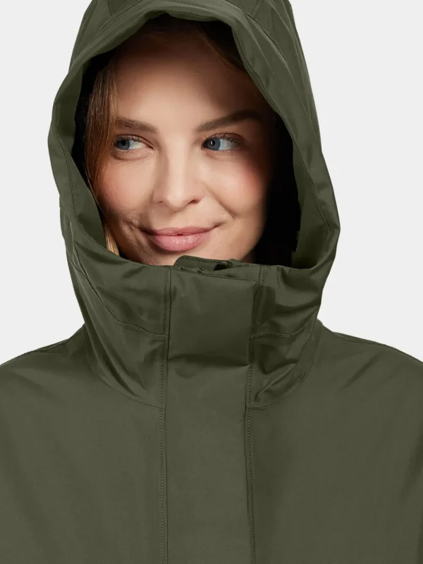 Shop Didriksons Cajsa Parka Deep Green