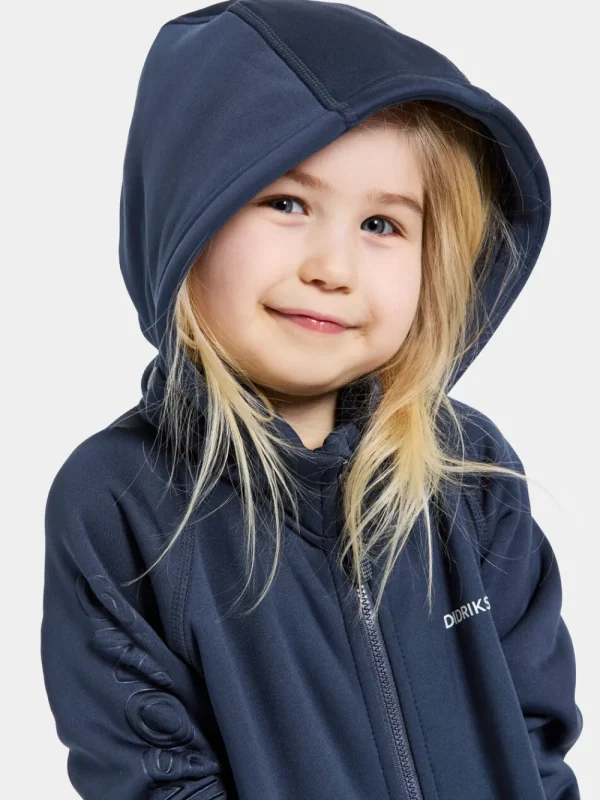 Outlet Didriksons Corin Kids' Full-Zip Navy