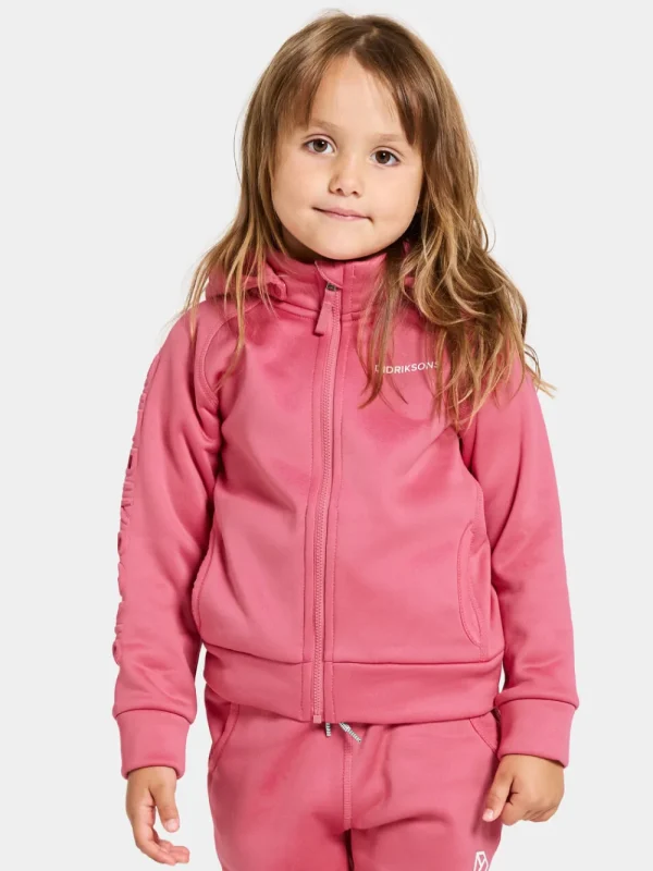 Cheap Didriksons Corin Kids' Full-Zip Dusty Azalea