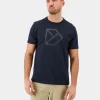 Clearance Didriksons D-Logo Printed T-shirt Dark Night Blue