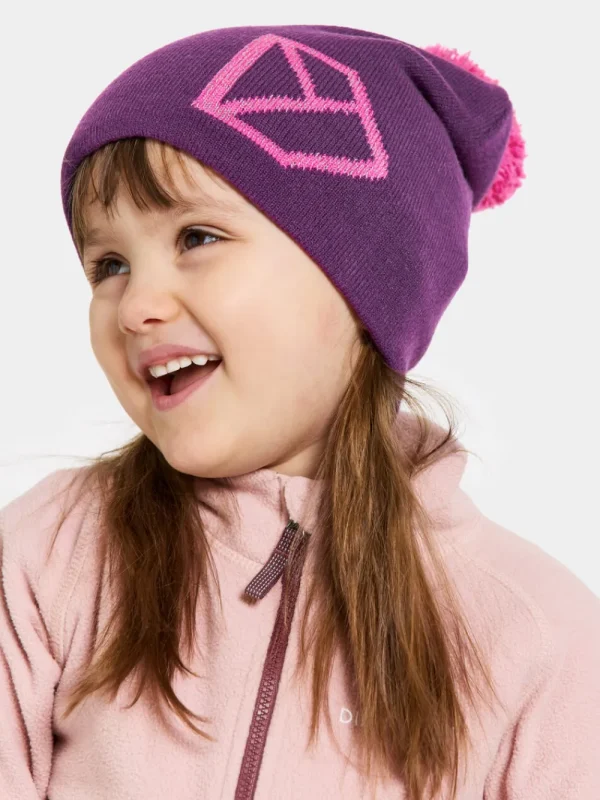 Store Didriksons Dropi Kids' Beanie Royal Purple