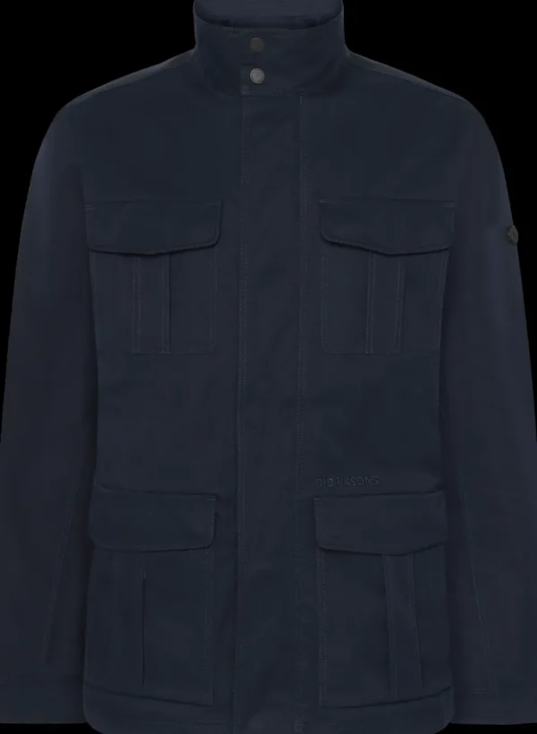 New Didriksons Edmond Jacket Dark Night Blue