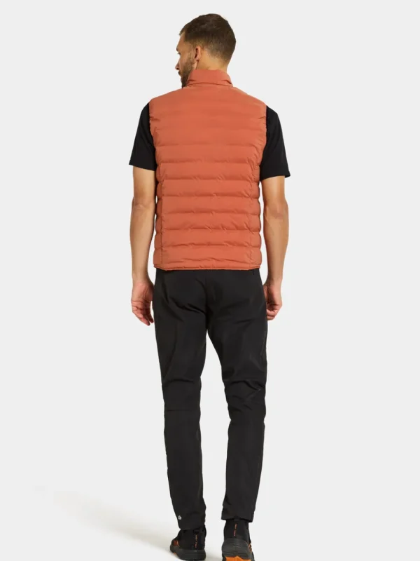 Best Didriksons Egon Vest Dark Terracotta