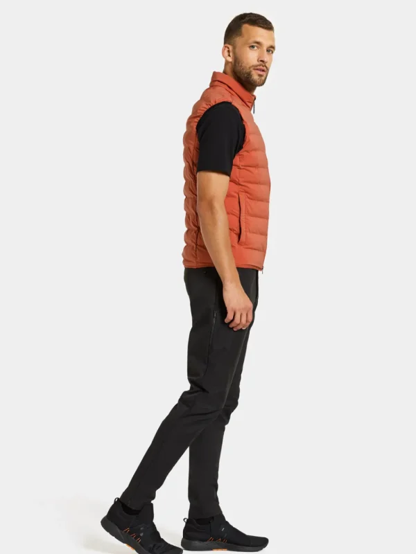 Best Didriksons Egon Vest Dark Terracotta