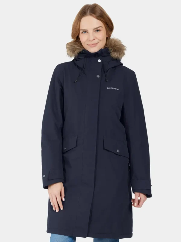 New Didriksons Erika Parka Dark Night Blue