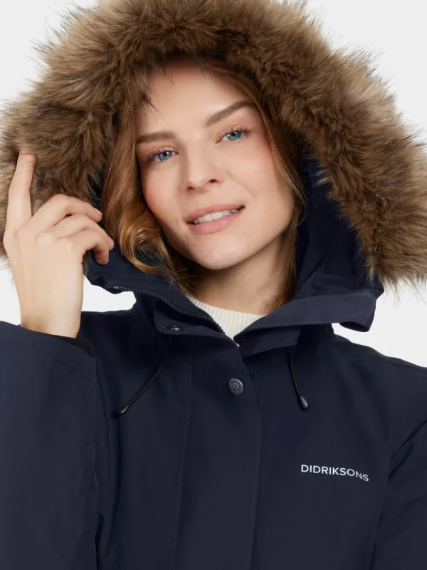 New Didriksons Erika Parka Dark Night Blue