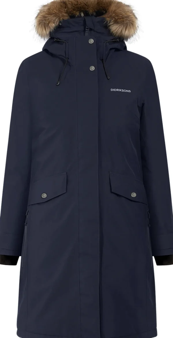 New Didriksons Erika Parka Dark Night Blue