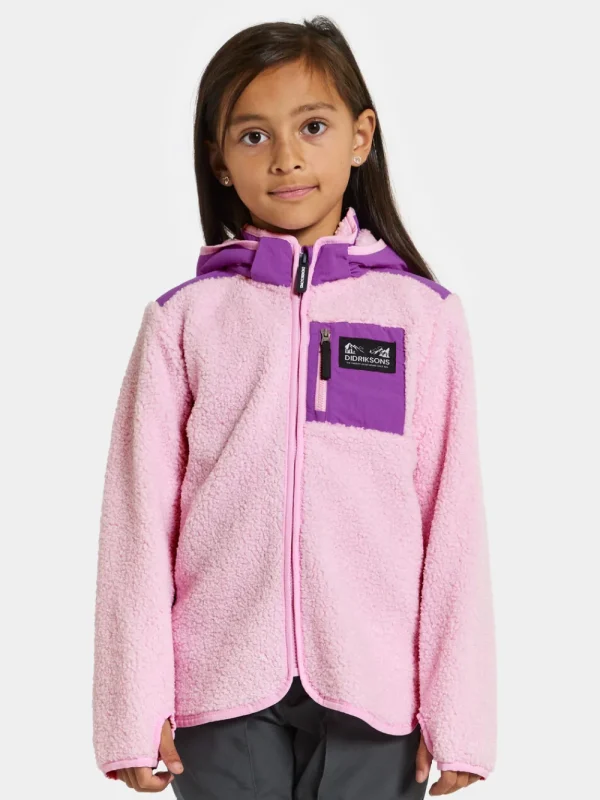 Best Didriksons Exa Kids' Full Zip Orchid Pink