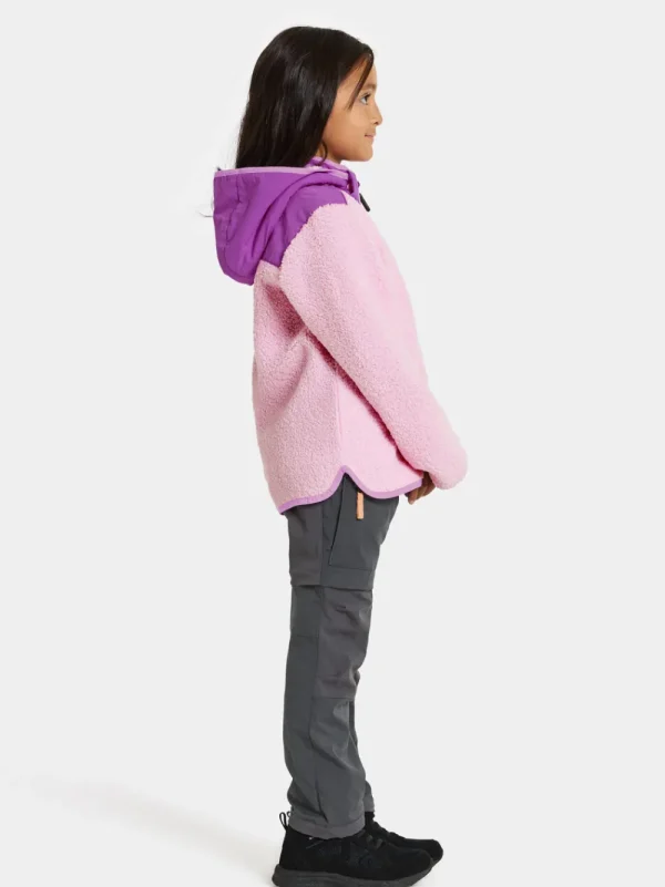 Best Didriksons Exa Kids' Full Zip Orchid Pink