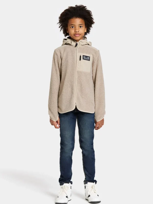 Flash Sale Didriksons Exa Kids' Full-Zip Beach beige