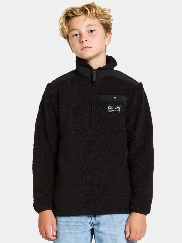 Online Didriksons Exa Kids' Half Zip Black